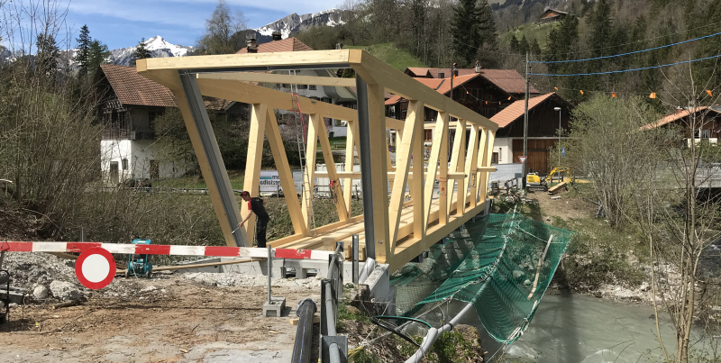 Weissenburgbrücke im Bau